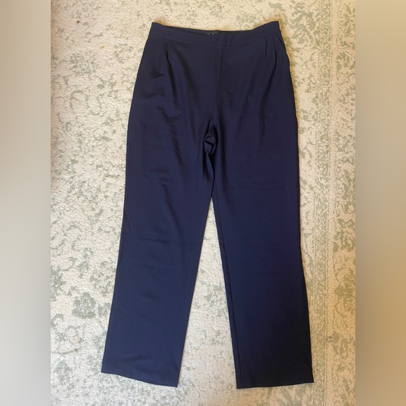 Lulu’s Kick It Navy Blue High Waisted Work Pant Size XL - Picture 3 of 5
